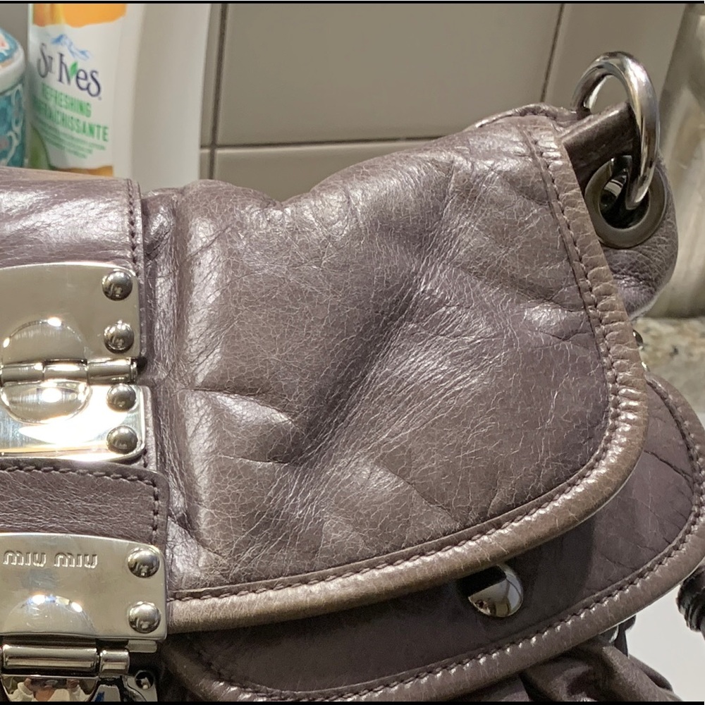 Authentic miu miu Maltese crossbody